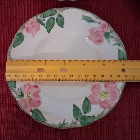 Set of 7 Franciscan Desert Rose Bread and Butter Dessert Plates 6" USA 47-49 - Picture 5 of 10